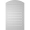 Ekena Millwork Arch Top Surface Mount PVC Gable Vent w/ 2"W x 2"P Brickmould Sill Frame, 20"W x 30"H GVPAR20X3003SN - alternate 4